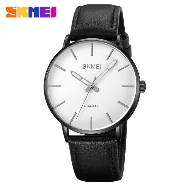 Business Casual Watch Men's Leather Strap Waterproof - Image 3